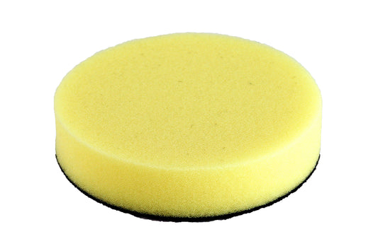 Yellow Flat Foam Pad Buffer Sponge - Set of 3 - Air Polisher Accessory