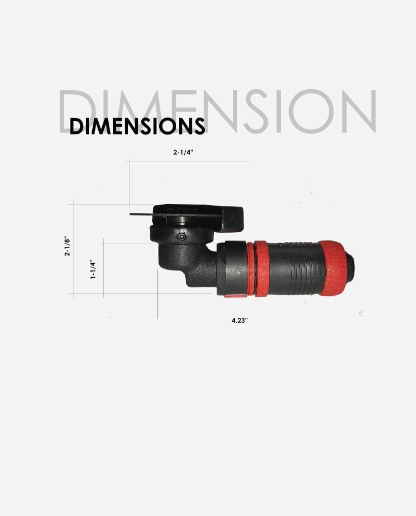 Master Palm 18020R Industrial 2" Mini Angle Bolt Tail Cutter Set, 18020R - 18020R - USD $280 - Master Palm Pneumatic